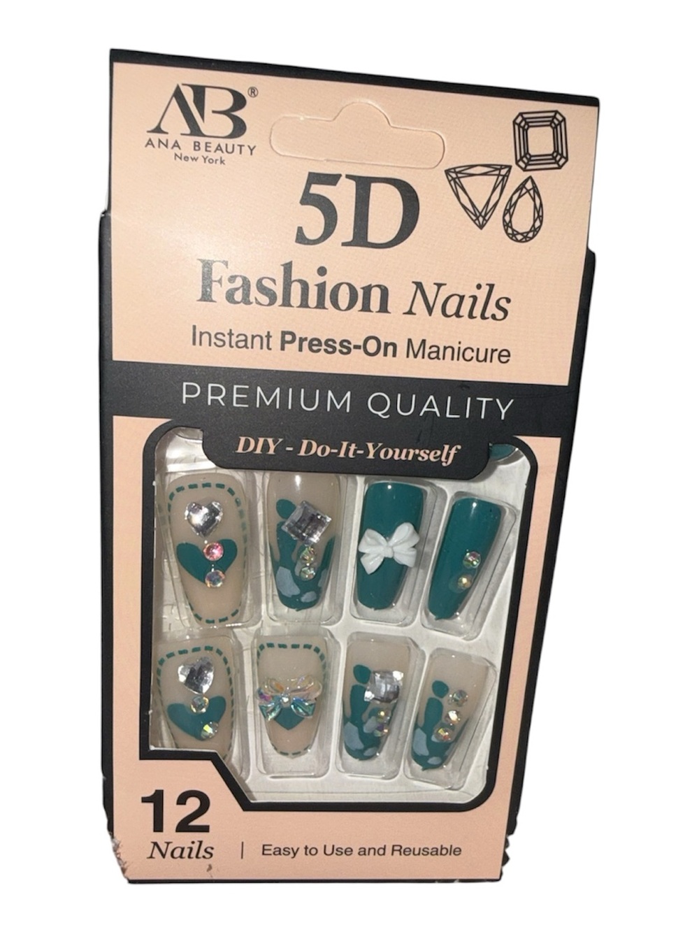 Ana Beauty 5D Fashion Nails 🩵